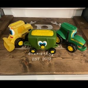 3 John Deere Kids Soft Toy/Books